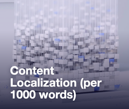 Content Localization (per 1000 words)