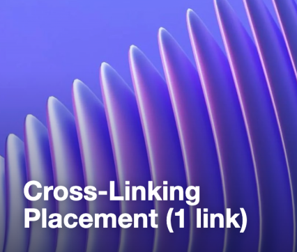 Cross-Linking Placement (1 link)