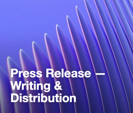 Press Release — Writing & Distribution