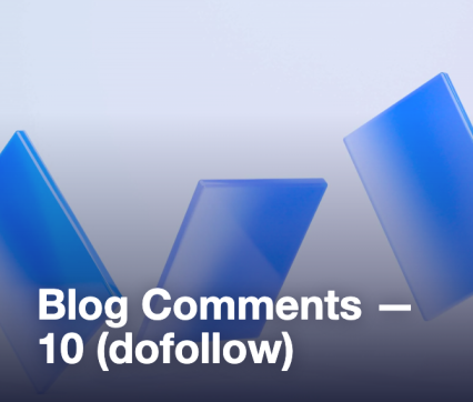 Blog Comments — 10 (dofollow)