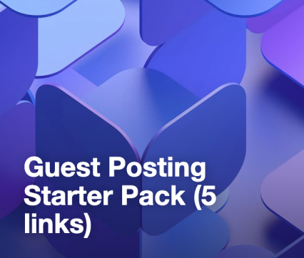 Guest Posting Starter Pack (5 links)