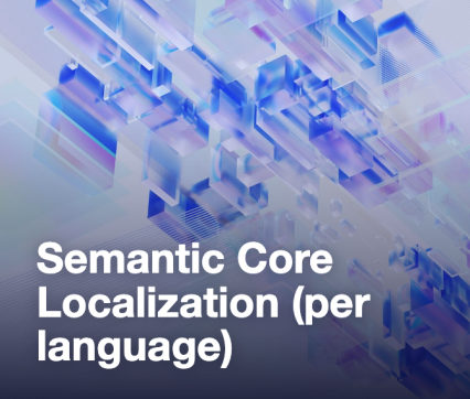Semantic Core Localization (per language)
