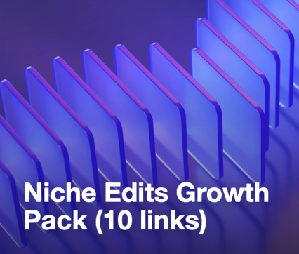Niche Edits Growth Pack (10 links)