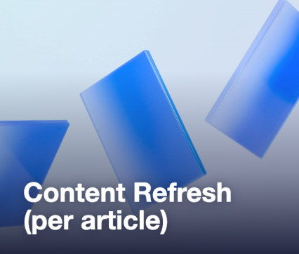 Content Refresh (per article)