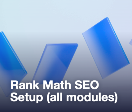 Rank Math SEO Setup (all modules)