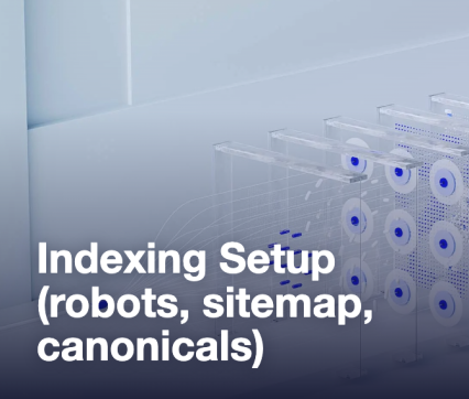 Indexing Setup (robots, sitemap, canonicals)