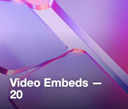 Video Embeds — 20