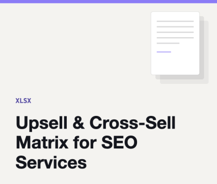 Upsell & Cross-Sell Matrix for SEO Services