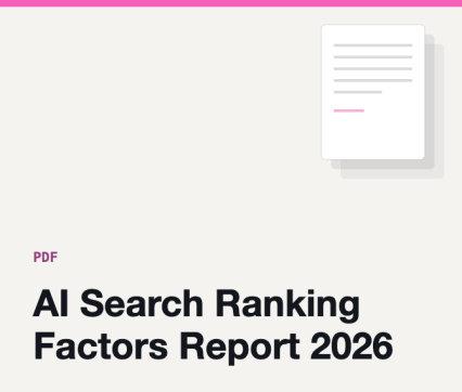 AI Search Ranking Factors Report 2026