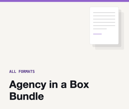 Agency in a Box Bundle