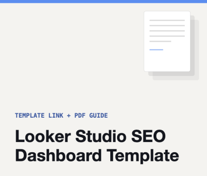 Looker Studio SEO Dashboard Template