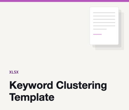Keyword Clustering Template