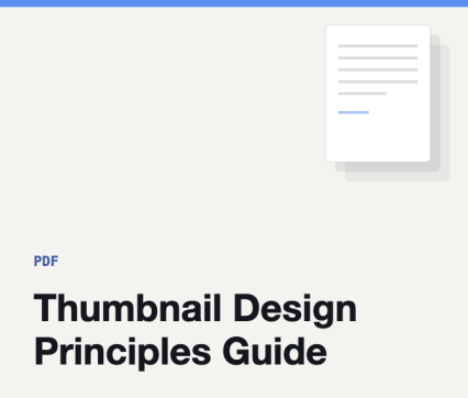 Thumbnail Design Principles Guide