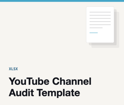 YouTube Channel Audit Template