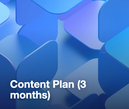 Content Plan (3 months)