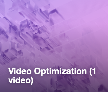 Video Optimization (1 video)